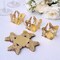 50 Metallic Gold 4 in Mini Butterfly Square Cupcake Dessert PAPER LINERS